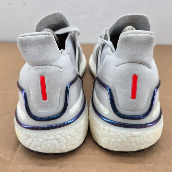adidas UltraBoost 20 Women's 9 Dash Grey White Running Shoe Primeknit Boost - Picture 7 of 14